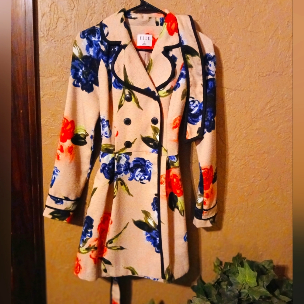 ELLE Floral Coat